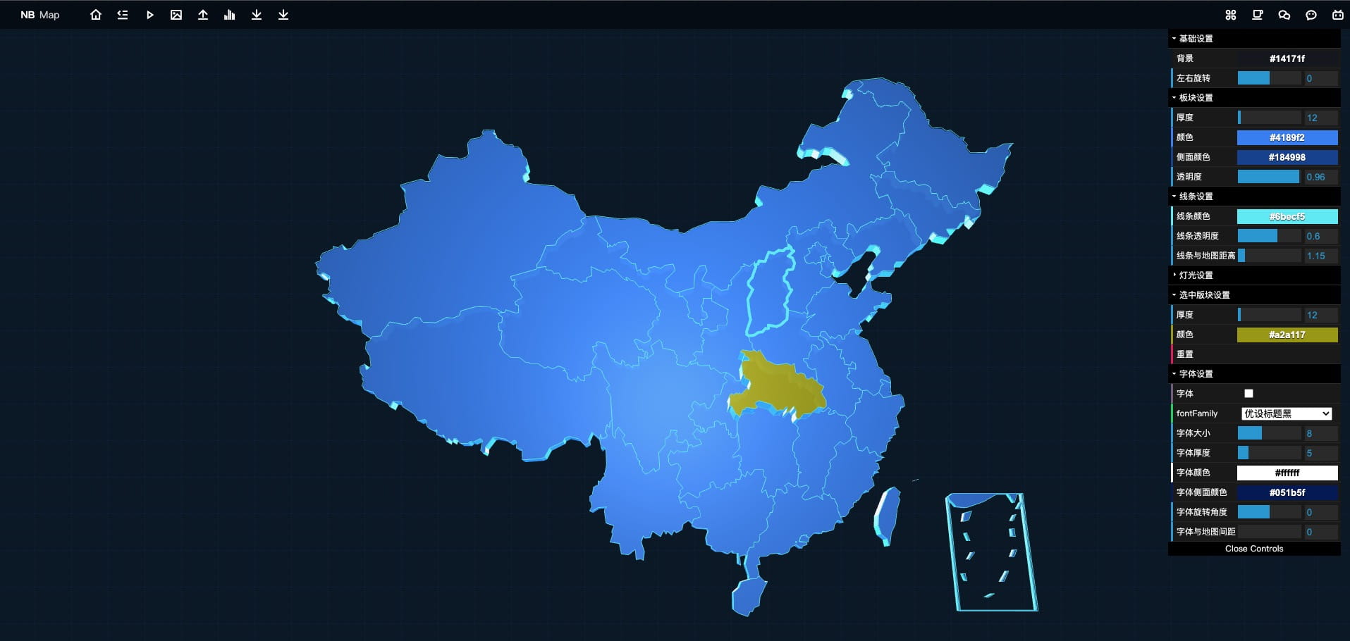NB MAP 在线国内3D地图生成编辑工具