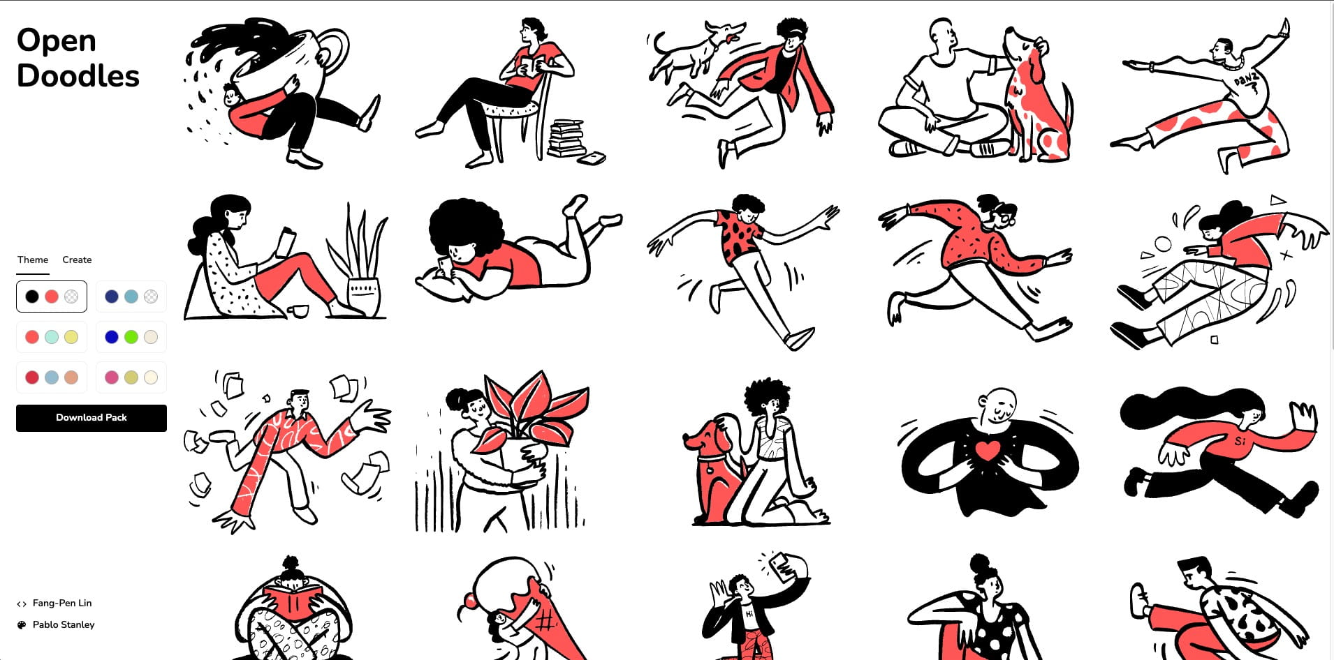 opendoodles-免费可商用插画下载