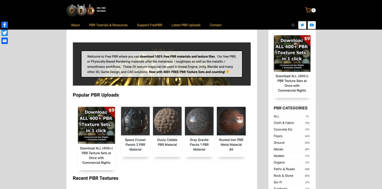 freePBR-免费PBR材质下载站