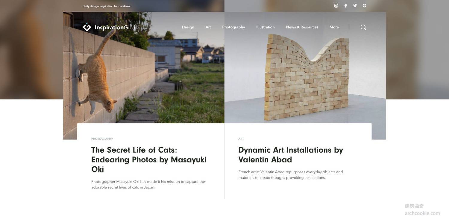 InspirationGrid-设计灵感社区