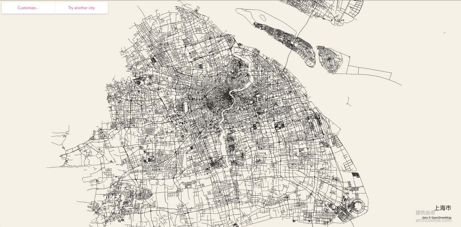 city-road-城市路网图底关系