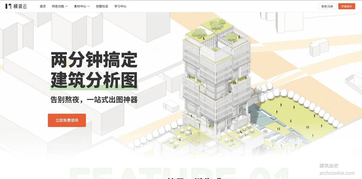 modaiyun-分析绘图工具-景观建筑分析图