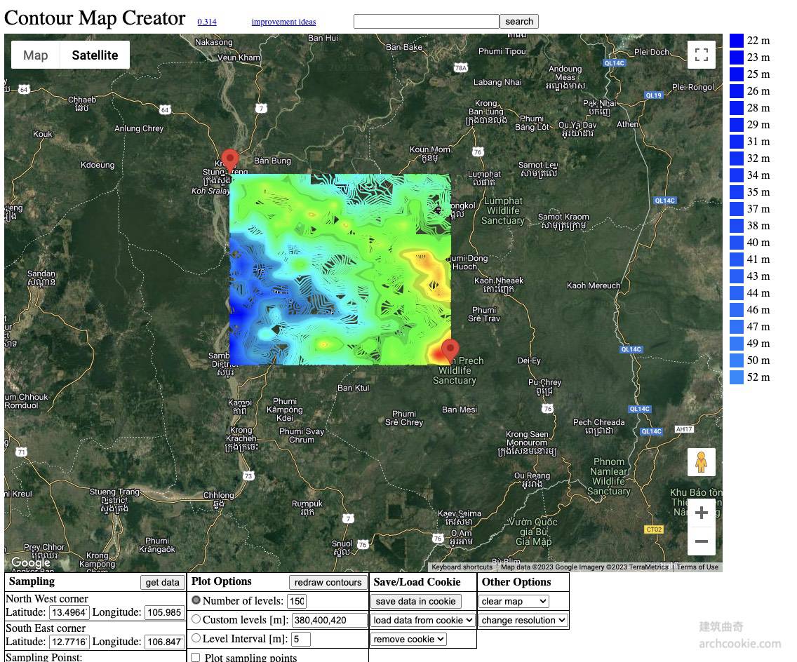 contour-等高线制作器